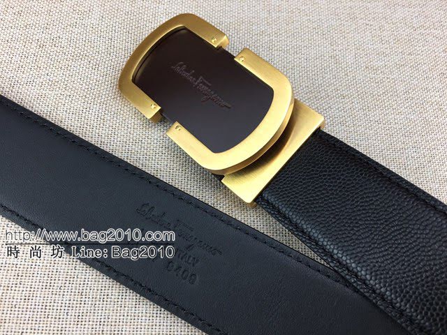 菲拉格慕男士皮帶 Ferragamo雙面牛皮休閒腰帶  jjp1027